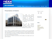 Tablet Screenshot of gxa-assurances.com